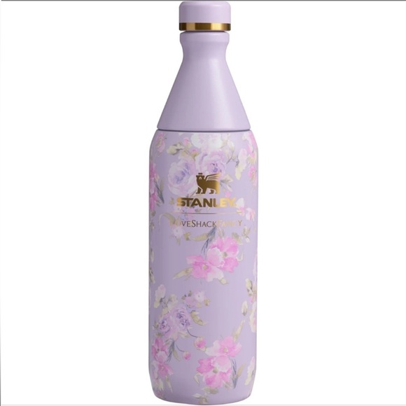 Stanley Accessories - Stanley x LoveShackFancy The All Day Slim Bottle 20 oz. Happy Thoughts